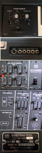 Roland-System 700: 2 large cabinets + keys